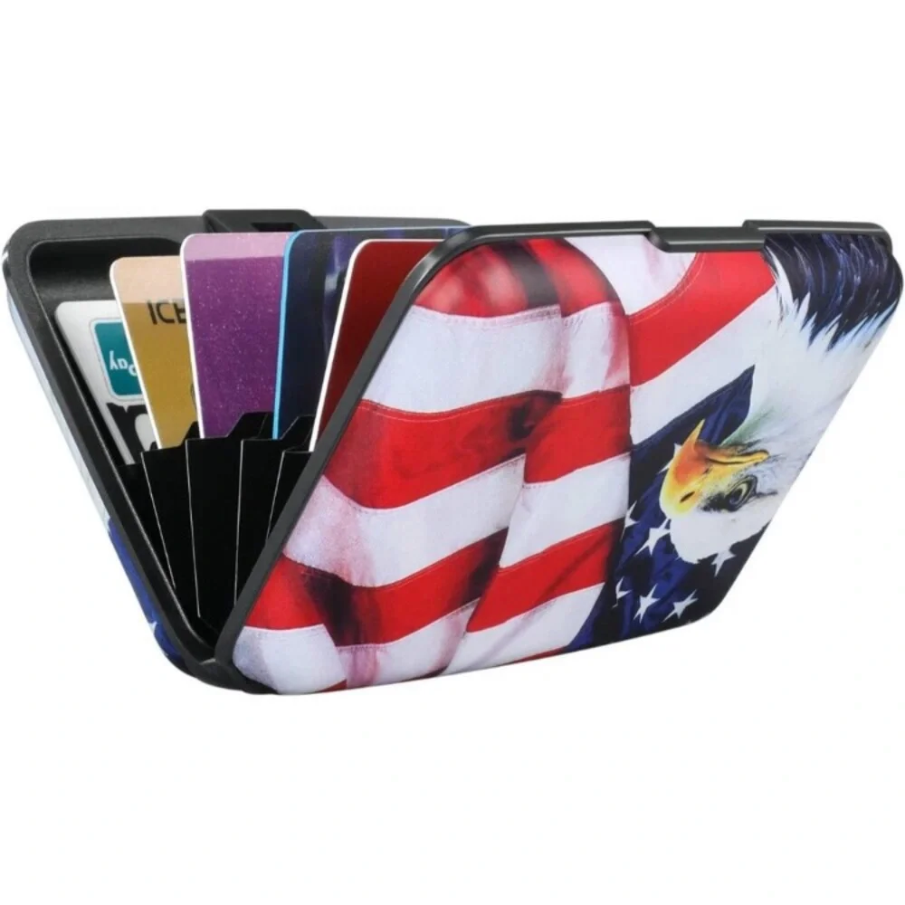 Wallet Credit Cards Holder Flag new